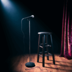 stool for a vampire standup comedian