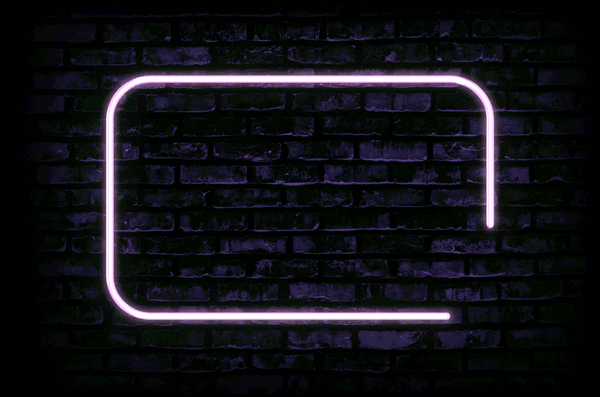 AWKWARD DELICIOUS neon