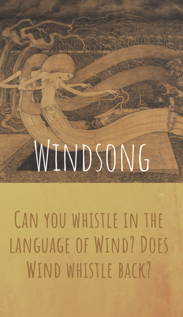 Windsong - Can you whistle in the language of the wind? Does the wind whistle back?