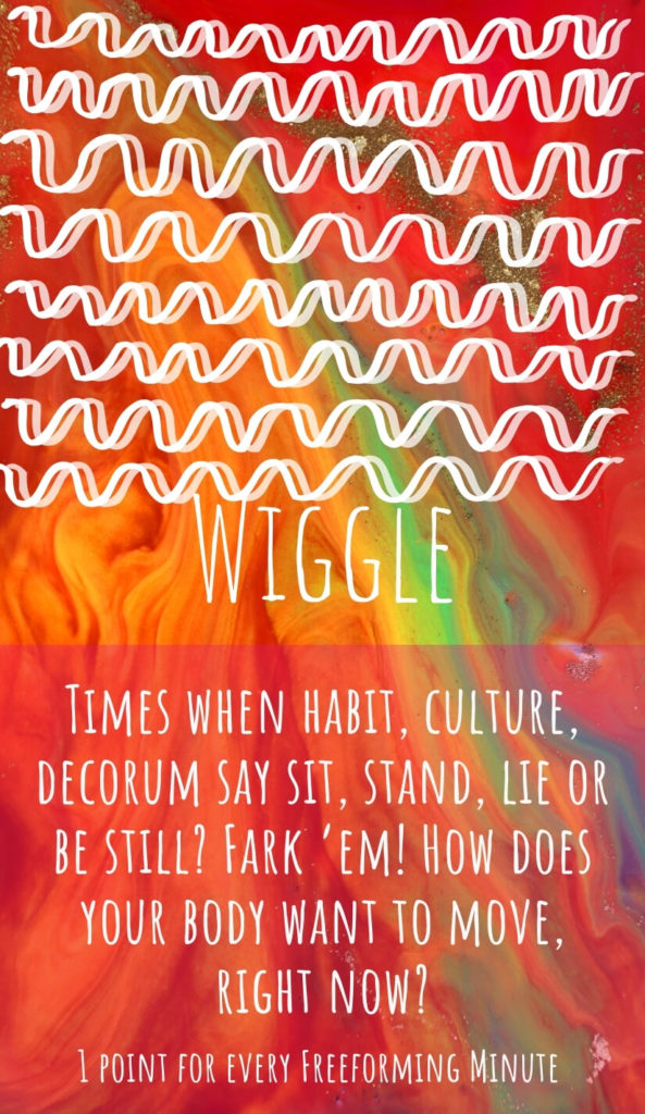 Wiggle game card